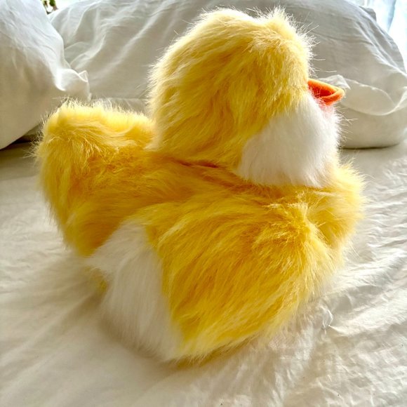 RUSS Berrie Chick Waddles Plush Stuffed Animal 11 in Yellow Fluffy Duckling Duck - Picture 3 of 6
